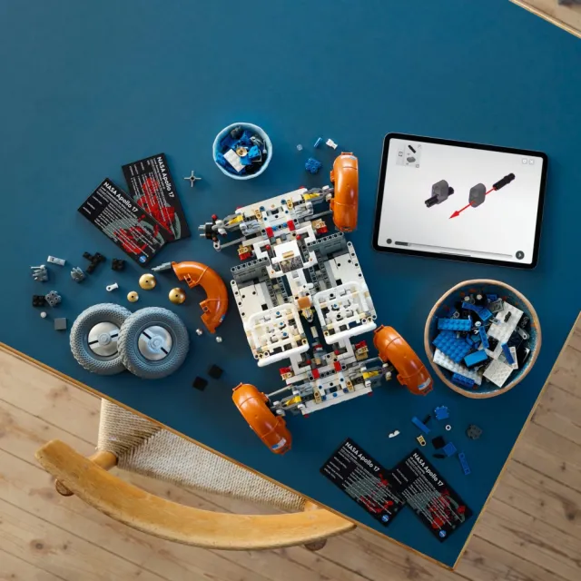 【LEGO 樂高】科技系列 42182 NASA 阿波羅月球車－LRV(太空模型 STEM科學教育 禮物 居家擺設)