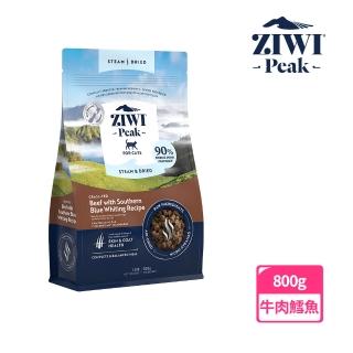 【ZIWI 巔峰】微蒸鮮肉貓糧 牛肉鱈魚 800g(貓飼料 全齡貓 乾式熟成 高含肉量 低碳水)