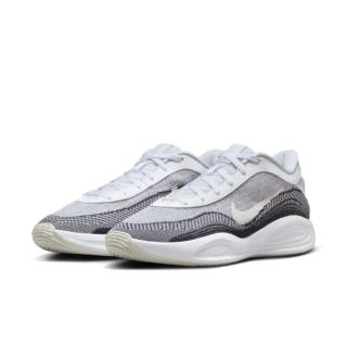 【NIKE 耐吉】籃球鞋 男鞋 女鞋 運動鞋 包覆 緩震 G.T. HUSTLE ACADEMY EP 灰白 FJ7808-100