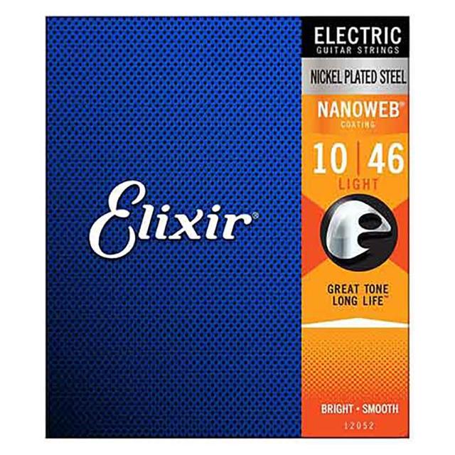 【ELIXIR】12052 NANOWEB 鍍鎳鋼 10-46(原廠公司貨 商品保固有保障)
