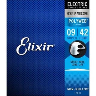 【ELIXIR】12000 POLYWEB 鍍鎳鋼 09-42(原廠公司貨 商品保固有保障)