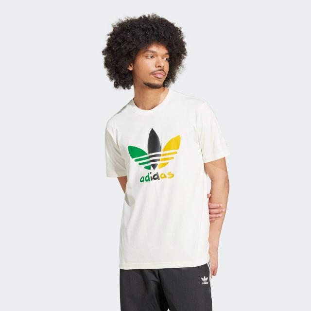 【adidas 愛迪達】短袖上衣 男款 運動 亞規 三葉草 TS SPORT 1 白 IX6716