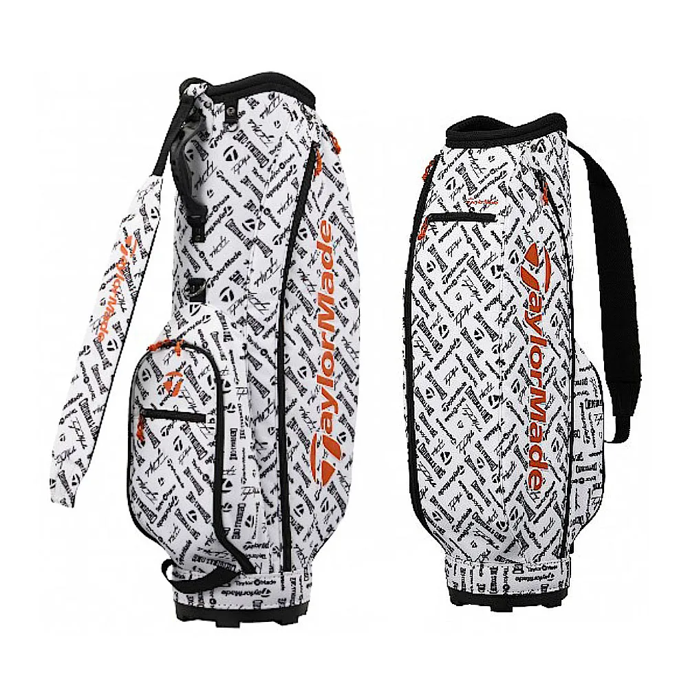 【TaylorMade】ICON Graphic UN259 U26497 CartBag 輕量高爾夫球桿袋(滿滿Taylormade logo的球袋)