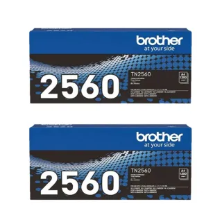 【brother】2入組★TN-2560 原廠黑色碳粉匣(適用：L2460/2805/2885DW)