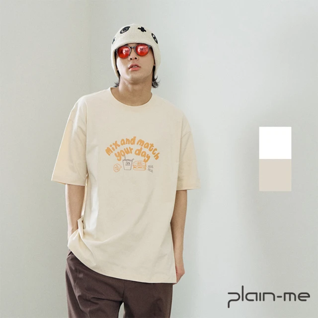 plain-me 美芝城 x plain-me 早安晨之美TEE JNP0120-241(男款/女款 共2色 TEE 上衣 短袖上衣)