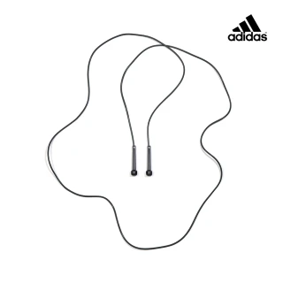 【adidas 愛迪達】基礎訓練型跳繩-黑