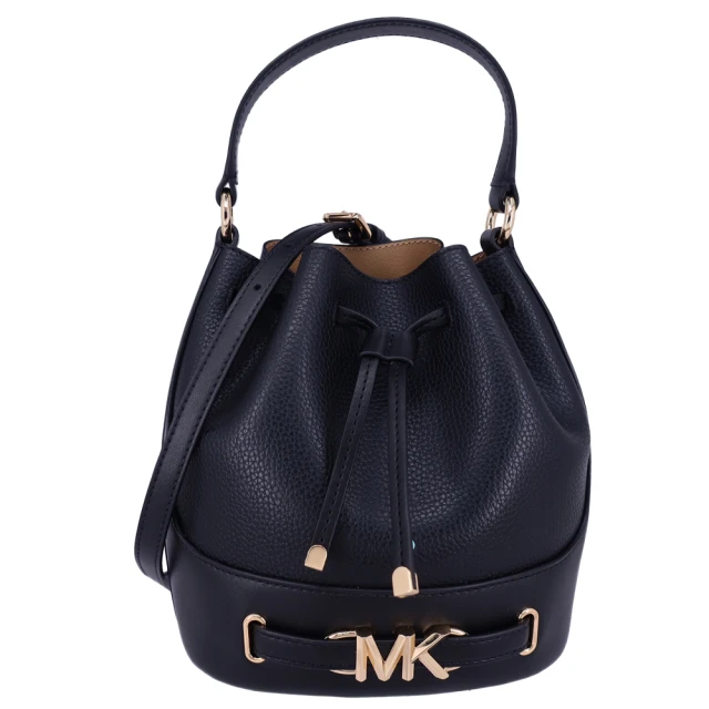 Michael Kors 新款造型皮革手提斜背兩用包(黑)品