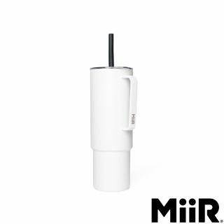 【MiiR】All Day Straw Cup雙層真空 保溫 保冰 大容量32oz/946m(時尚白)