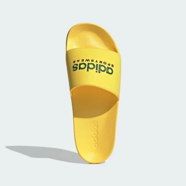 adidas 愛迪達 ADILETTE SHOWER 運動拖鞋(IE8945 涼/拖鞋 黃)