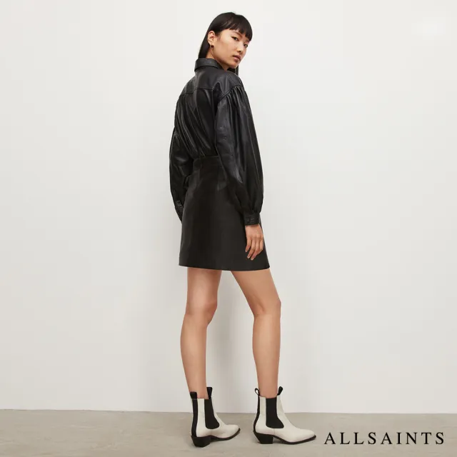 【ALLSAINTS】PIPER 羊皮短裙 WL010W(常規版型)