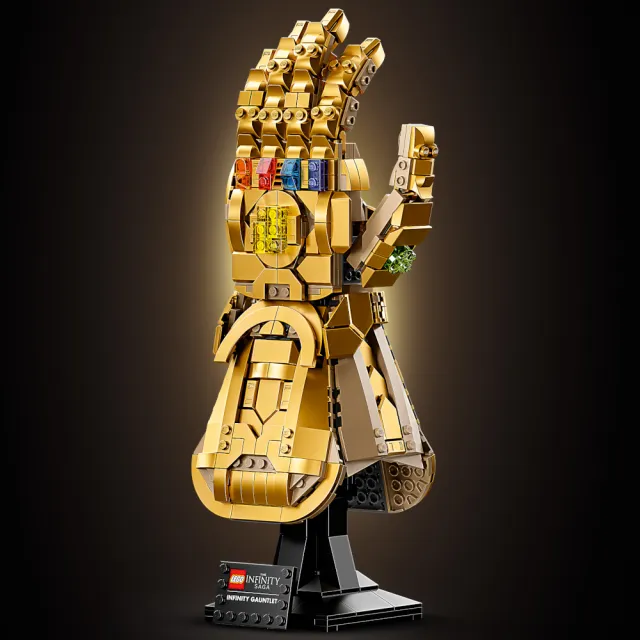 【LEGO 樂高】Marvel超級英雄系列 76191 Infinity Gauntlet(漫威 無限手套 居家擺設)