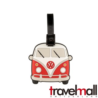 【Travelmall】復古經典 福斯T1汽車 行李吊牌(紅色)