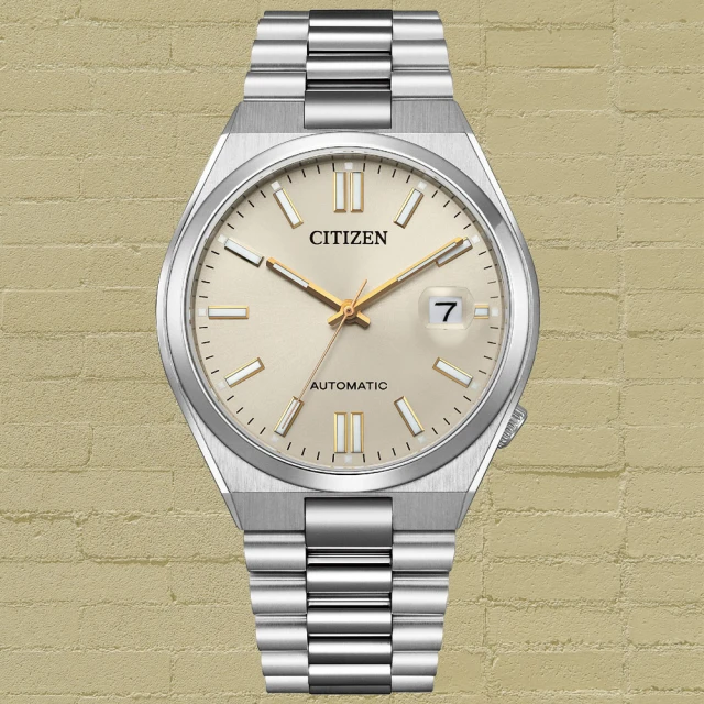 CITIZEN 星辰 Mechanical系列 台灣限量 撞色時尚 機械腕錶 送禮推薦 禮物(NJ0151-88W)