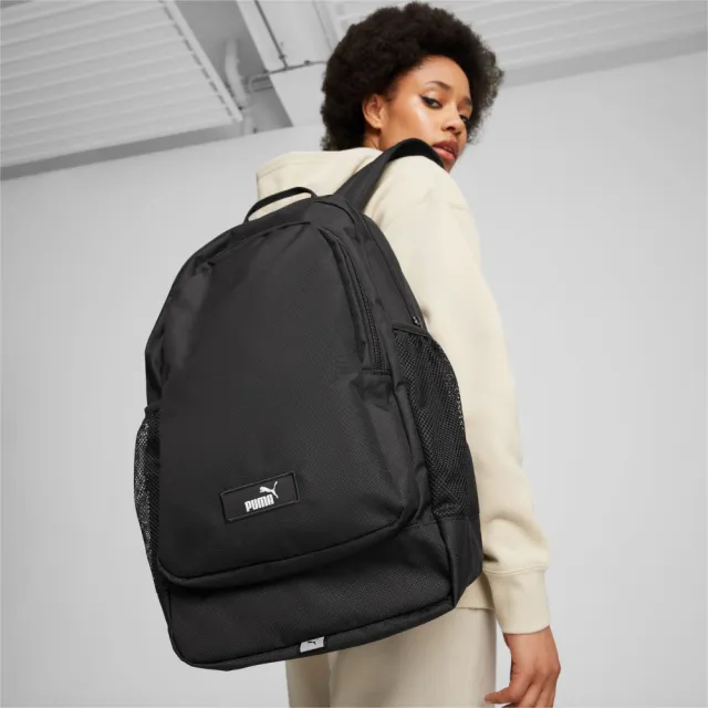 【PUMA】後背包 運動包 書包 旅行包 登山包 Academy 黑 09069701(3015)