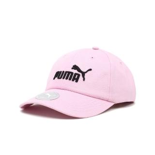 【PUMA】棒球帽 Basic NO.1 Baseball Cap 粉 黑 可調帽圍 刺繡 老帽 帽子(025907-04)