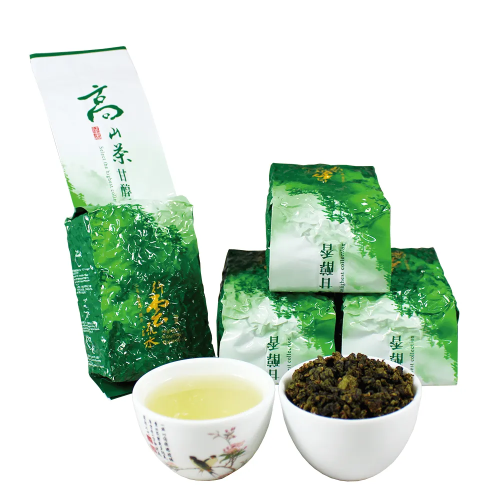 【龍源茶品】杉林溪藏香甘醇烏龍茶葉150gx4包(共1斤;無焙火;附提袋;生青茶;無焙火;微發酵)