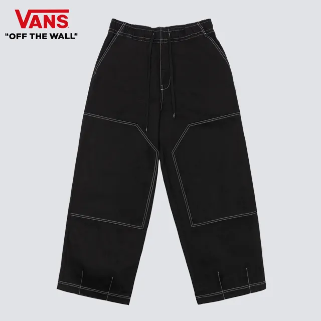 【VANS 官方旗艦】Extra Baggy Cargo 男女款黑色長褲