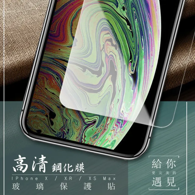 IPhone X 保護貼 XS 11 PRO 保護貼 買一送一非滿版高清玻璃鋼化膜(買一送一 IPhone X XS 11 PRO保護貼)