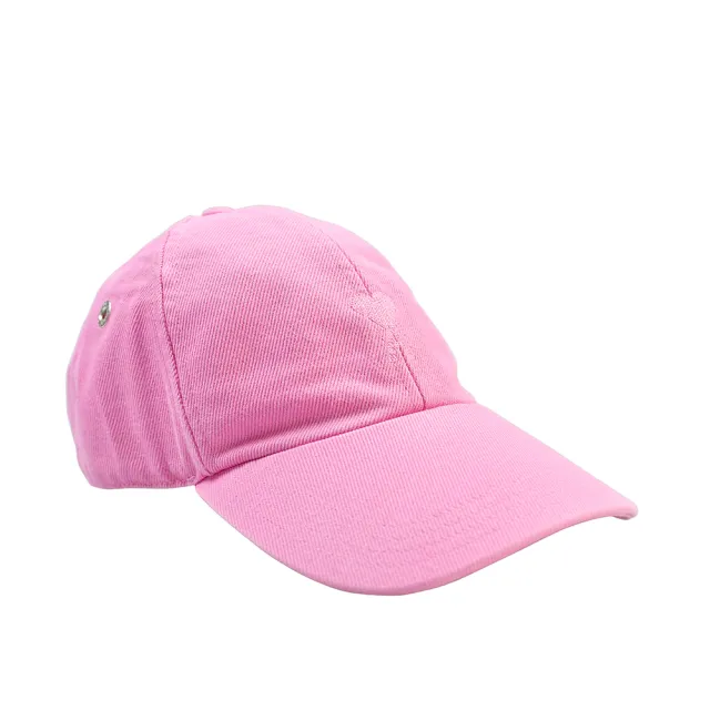 【AMI PARIS】經典粉紅刺繡愛心可調整棒球帽(粉紅色)