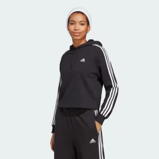 【adidas 愛迪達】ESSENTIALS 連帽上衣 女 IC8767