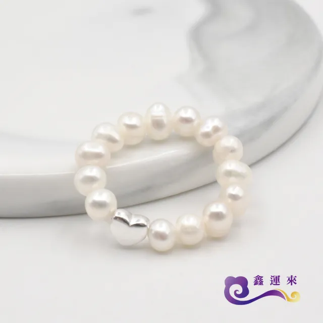【鑫運來】◎米粒珍珠造型戒(兩款任選PR14)