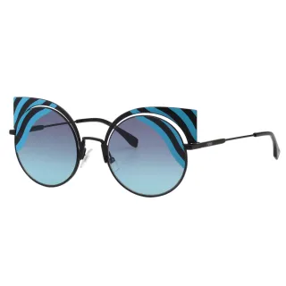 【FENDI 芬迪】-官方主打 太陽眼鏡FF0215S(黑色)