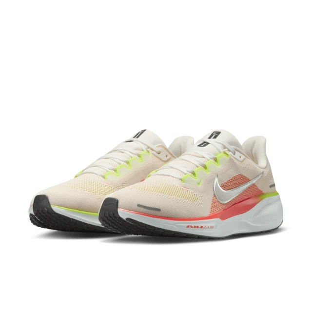 NIKE 耐吉 慢跑鞋 男鞋 運動鞋 緩震 小飛馬 AIR ZOOM PEGASUS 41 米白紅 FD2722-100