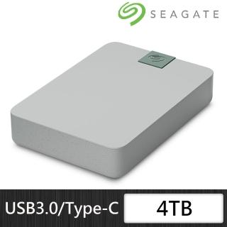 【SEAGATE 希捷】Ultra Touch 4TB 外接硬碟-卵石灰(STMA4000400)