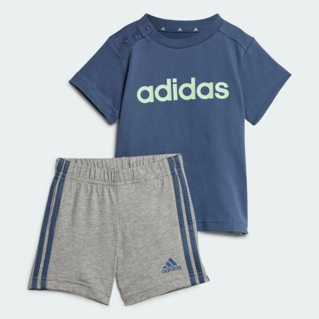 adidas 愛迪達 ESSENTIALS 運動套裝 T恤 短袖/短褲 嬰幼童裝 IS2497