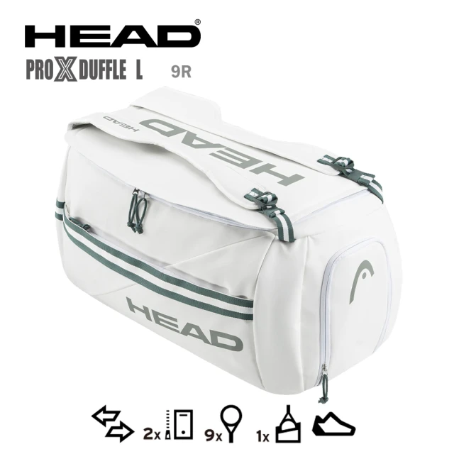 HEAD 9支裝網球拍袋 262183 溫網限定 後背包 PRO X DUFFLE BAG L(送網球鑰匙圈)