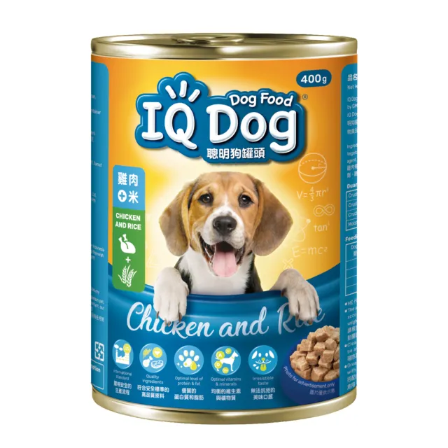 【IQ DOG】聰明狗罐頭-多種口味 400G x24罐(狗罐/成犬適用)