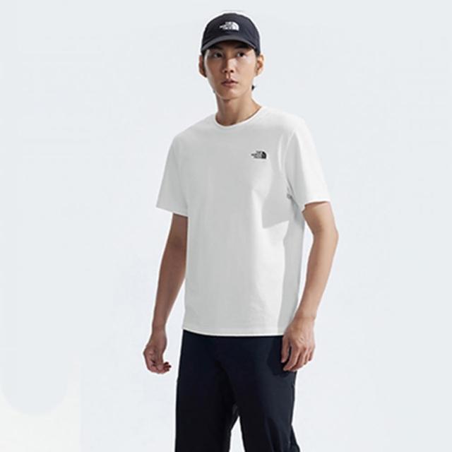 【The North Face】北臉 短袖上衣 男款 運動 M FOUNDATION SS TEE 白 NF0A89QVFN4