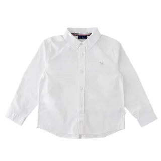【BLUEDOG】童裝-經典素色襯衫(白色)