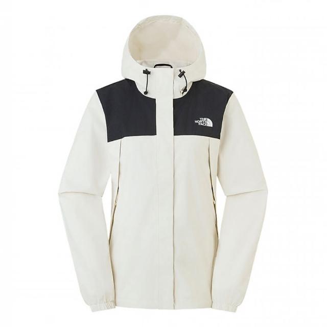 【The North Face】北臉 外套 女款 運動連帽外套 衝鋒衣 防潑水 防風 W ANTORA JACKET 白 NF0A5K2XROU