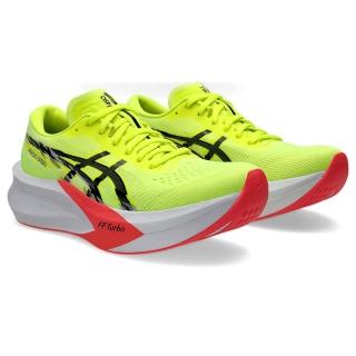 【asics 亞瑟士】慢跑鞋 女鞋 運動鞋 緩震 MAGIC SPEED 4 黃 1012B676-750