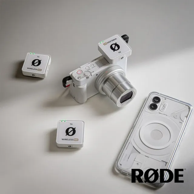 【RODE】Wireless Me Dual 一對二無線麥克風 純淨白(公司貨)