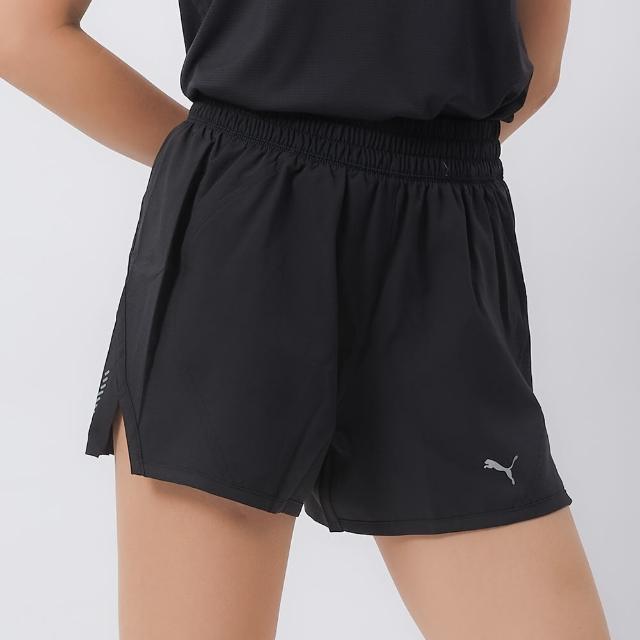 【PUMA】慢跑系列 Ultraweave 4吋 女款 黑色 運動 短褲 歐規 52505901