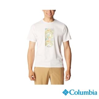 【Columbia 哥倫比亞】男款-Mens Sun Trek防曬UPF50快排短袖上衣-白色(UAO08060WT /IS)