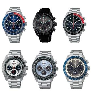 【SEIKO 精工】Prospex SPEEDTIMER 熊貓錶 太陽能錶 計時腕錶 手錶 送禮(V192-0AH0B)