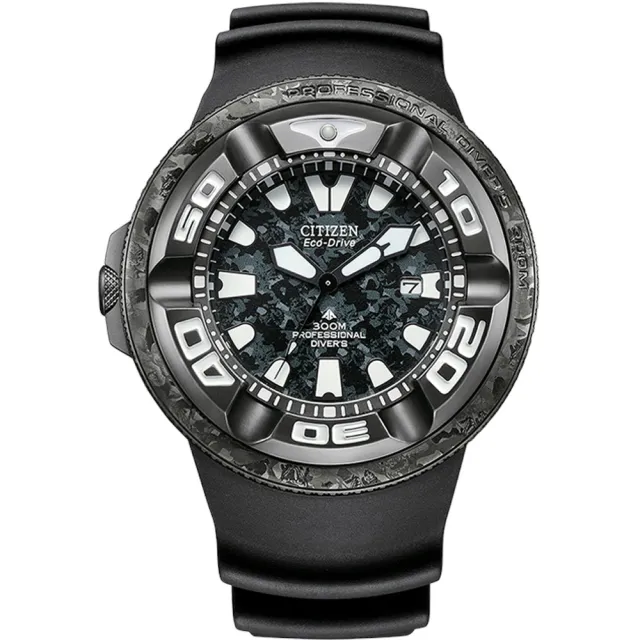 【CITIZEN 星辰】哥斯拉 限量聯名錶 PROMASTER 光動能 300米潛水手錶(BJ8056-01E.BJ8059-03Z)