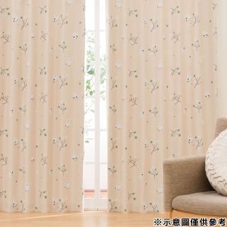 【NITORI 宜得利家居】遮光3級 隔熱 窗簾 SHIMAENAGA 150×178×1 長尾山雀(窗簾 遮光3級 隔熱)