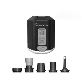 【Aerogogo】台灣總代理 GIGA PUMP 4.0 口袋幫浦 - 酷黑(充氣+抽氣+照明 三合一)