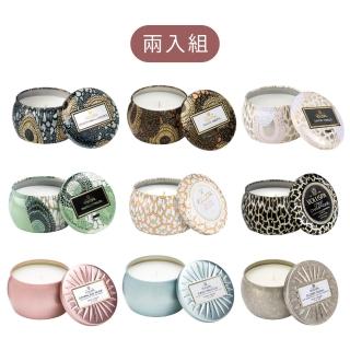 【VOLUSPA】香氛蠟燭4oz/4.5oz 兩入組(日式庭園/白屋/黑屋/華麗年代系列.多款任選)