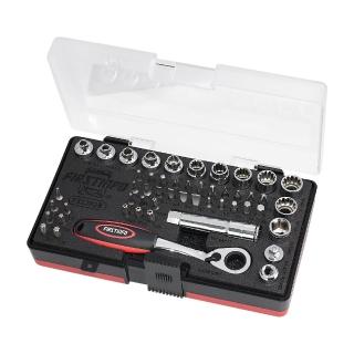 【良匠工具】2分多功能穿透式扳手套筒51件工具組