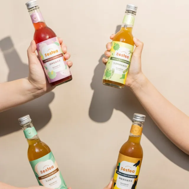 【Zestea Kombucha】2026限量全口味康普茶 300ML*12瓶(無添加、富含益生菌)