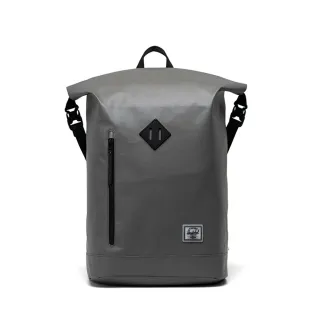 【Herschel】官方直營 後背包 15吋筆電包 書包 防潑水 30L Roll Top 灰(11194-0564