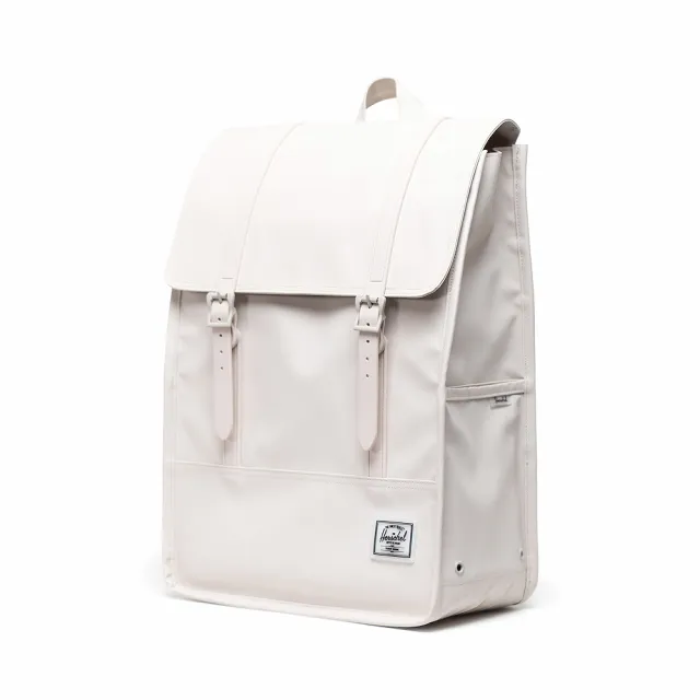 【Herschel】官方直營 後背包 15吋筆電包 書包 拉鍊 防潑水 17.5L Survey II 白(雙11限定 1111 10