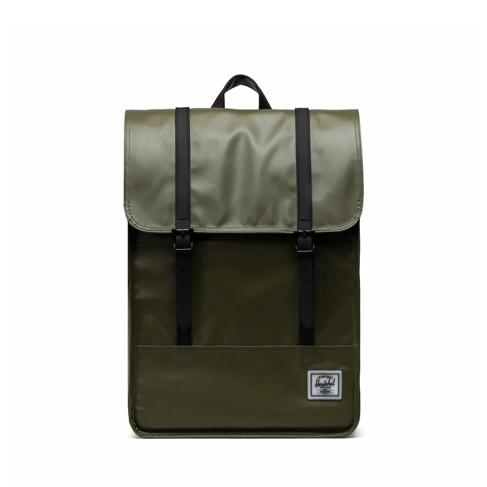 【Herschel】官方直營 15吋筆電包 WR SURVEY II 17.5L 防潑水後背包(防水包 綠)