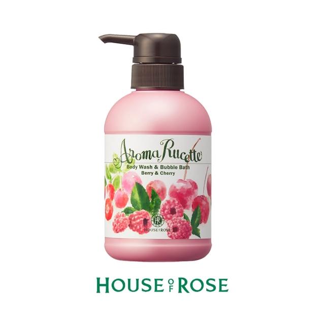 【House of Rose】香氛絕配泡泡沐浴露350ml(野莓+櫻桃)