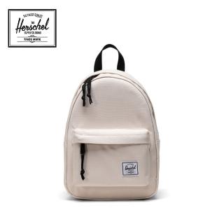 【Herschel】官方直營 後背包 迷你 女包 童包 6.5L Classic Mini 白(雙11 11379-05456-OS)